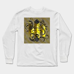 Fractured Freeform Long Sleeve T-Shirt